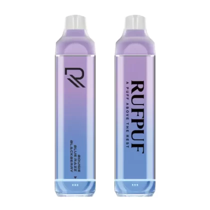RufPuf Bougie Blue Razz Blackberry Disposable Vape 50mg – 7500 Puffs