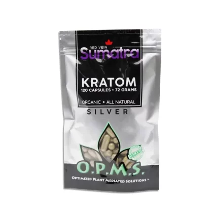 OPMS Silver Red Vein Sumatra Capsules - Discountvapepen