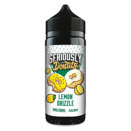 Seriously Donuts by Doozy Lemon Drizzle 100ml Shortfill E-Liquid - Ecigpremium