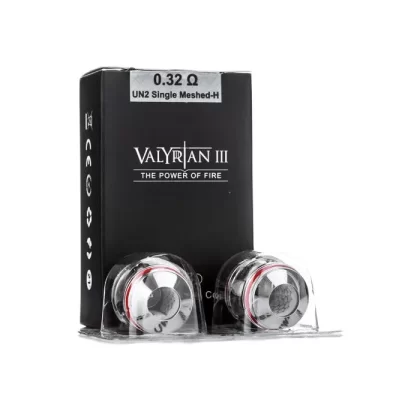 Uwell Valyrian 3 Coils – 2 Pack - Single Mesh (0.32ohm, 80-85W), Dual Mesh (0.14ohm, 80-90W)