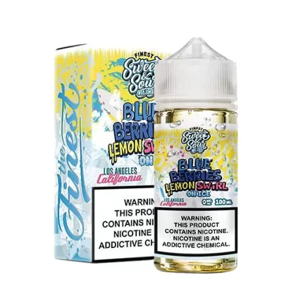 Blue Berries Lemon Swirl On Ice by Finest Sweet & Sour (Candy Shop) 100ml - Vape Product, Vape Product