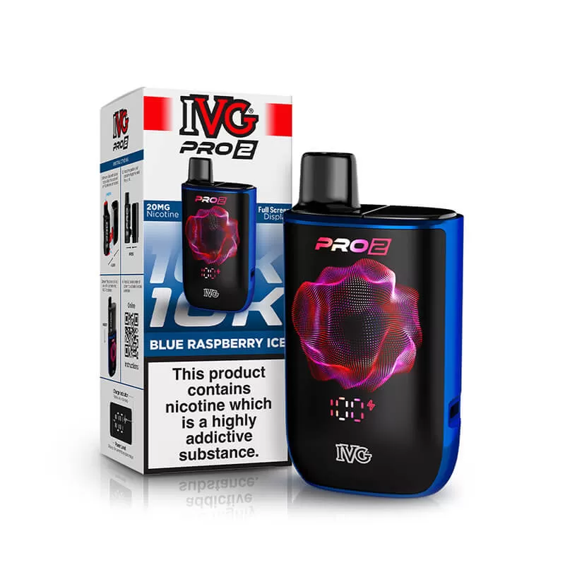 IVG Pro 2 Prefilled Pod Kit - Blue Raspberry Ice - Vapestore Co - Image 2