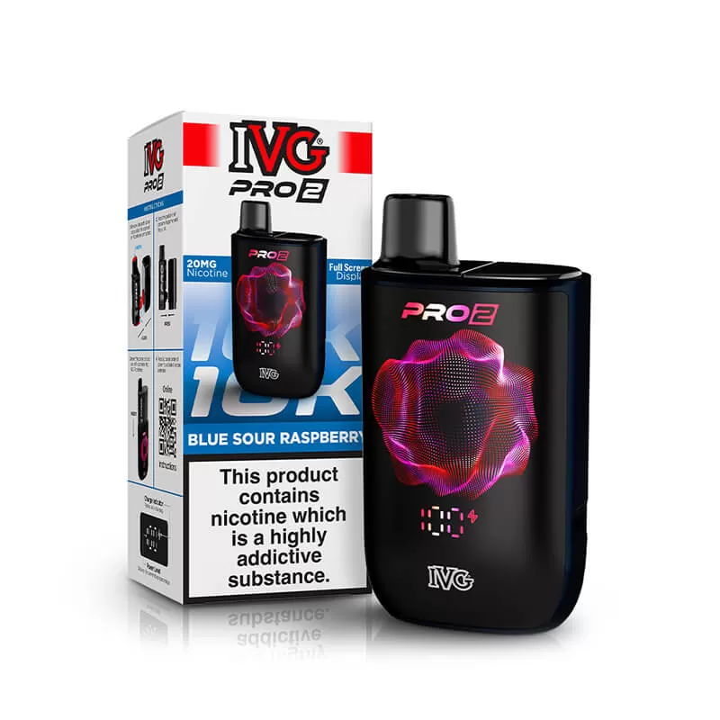IVG Pro 2 Prefilled Pod Kit - Blue Raspberry Ice - Vapestore Co - Image 3