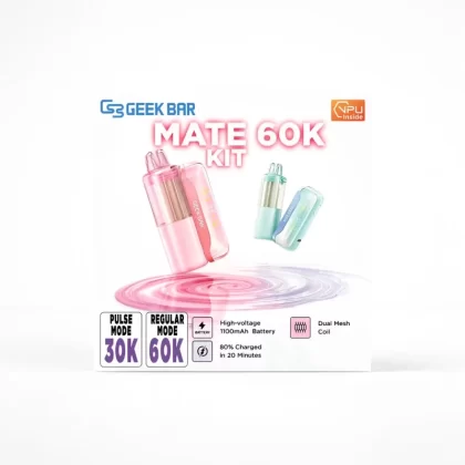 Geek Bar MATE 60K KIT 60K caladas 15ml 5% nic - Fumotvapemexico