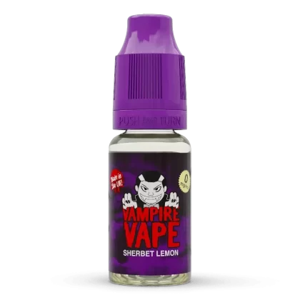 VAMPIRE VAPE SHERBET LEMON 10ML E-LIQUID - Strength#3MG>6MG>18MG