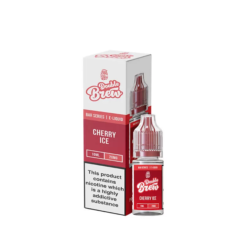 Ohm Brew Double Brew Cherry Ice 10ml Nic Salt E-Liquid - Vapestore Co
