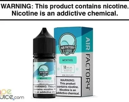 MENTHOL BY AIR FACTORY SALT 30ML - Vapejuice