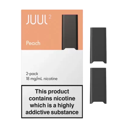 JUUL2 Peach (Pack of 2) - 18mg - Vape Product (66AFA0)