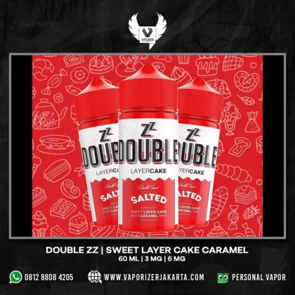 DOUBLE ZZ SWEET LAYER CALE CARAMEL 60 ML - 3 mg / 6 mg / 60 ml