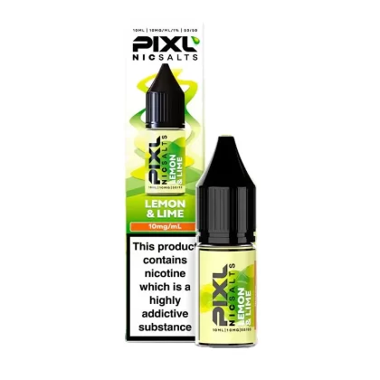 Pixl Lemon Lime Nic Salt E-Liquid - 10 Pack - 10mg