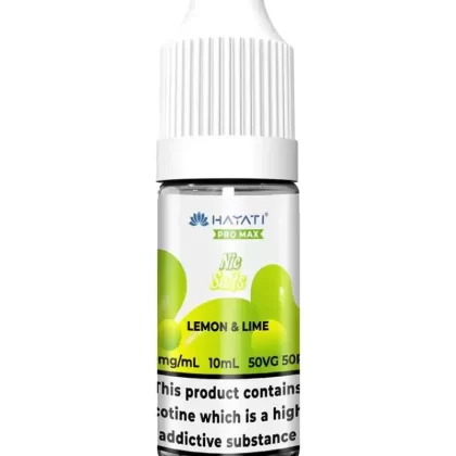 Hayati Pro Max Lemon & Lime Nic Salt Vape Juice - Vape Product, Vape Product
