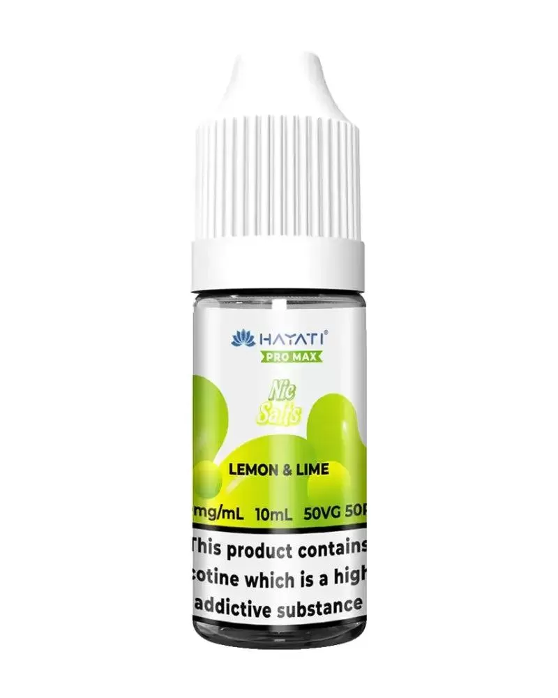 Hayati Pro Max Lemon & Lime Nic Salt Vape Juice - Vape Product, Vape Product