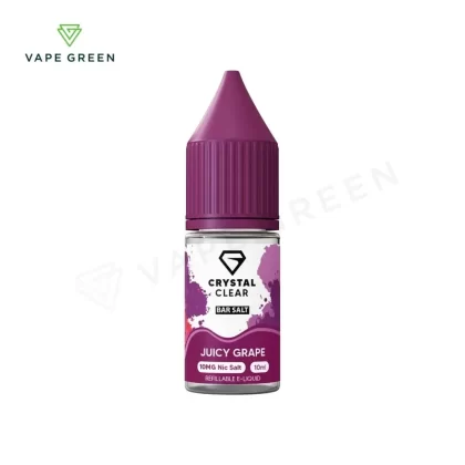 Juicy Grape Nic Salt E-Liquid by Crystal Clear - Eliquidsupply