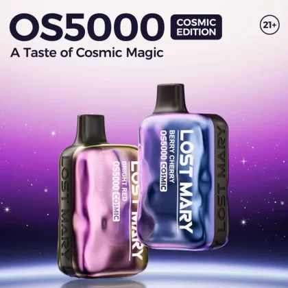 Lost Mary OS5000 "Cosmic Edition" Disposable Device - 5000 Puffs - Bright Red