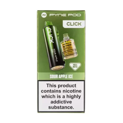 Sour Apple Ice Pyne Pod Click Pod & Bottle