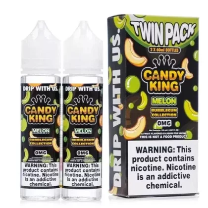 Melon Twin Pack – Bubblegum Collection By Candy King – 2x50ml 0mg