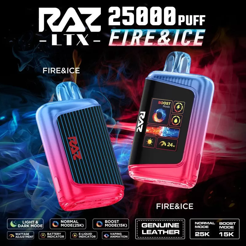 RAZ LTX 25000 - Frozen Juicy Strawberry (Frozen Edition) - Vapeciga - Image 3