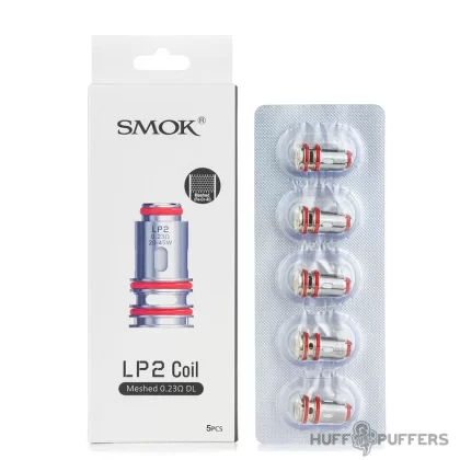 Smok LP2 Coils - Resistance#Meshed 0.23 ohm DL (20-45 W)>DC 0.6 ohm MTL (15-25 W)>Meshed 0.4 ohm (Best 25W)