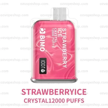 BIMO Crystal 12k Puffs- Strawberry Coconut - Ozvapeone