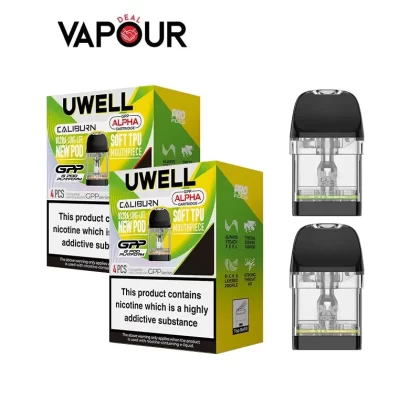 Uwell GPP Alpha Pods - 0.9 Ohm XL - Side Fill
