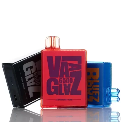 VAAL GLAZ 6500 Puffs Disposable Vape - 13ML (DISCONTINUED) - Grapefruit Strawberry Raspberry Jam