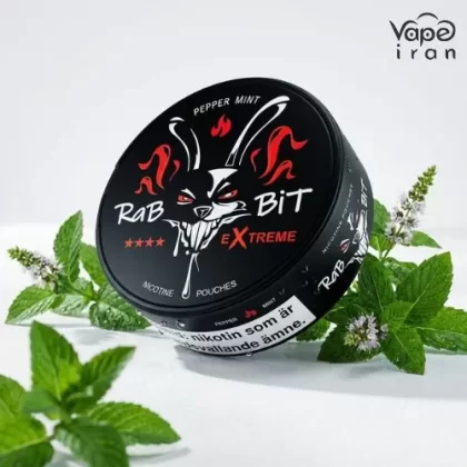 Rabbit Nicotine Pouch Pepper Mint