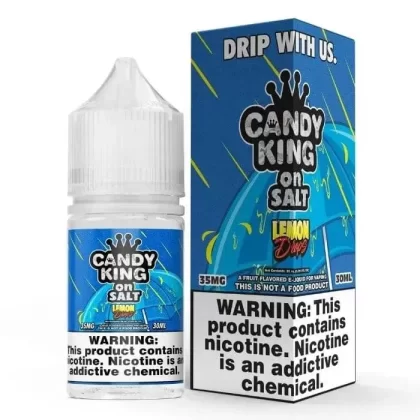 Lemon Drops Nicotine Salt by Candy King On Salt - Size#30ml~Nicotine#35MG>50MG