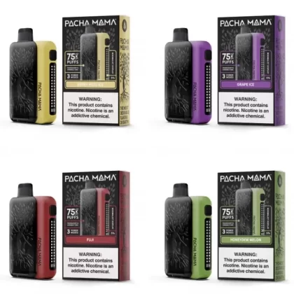 Pachamama 75K Disposable - Blue Razz Ice, Blueberry Watermelon