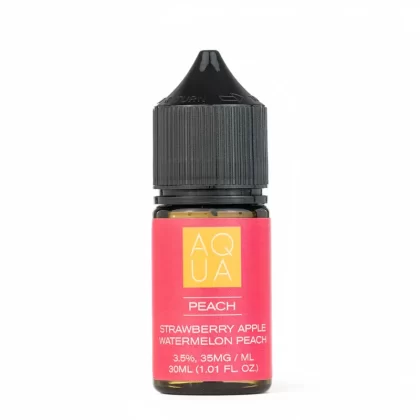 Peach Aqua Salts 30mL: Refreshing Salt Nicotine