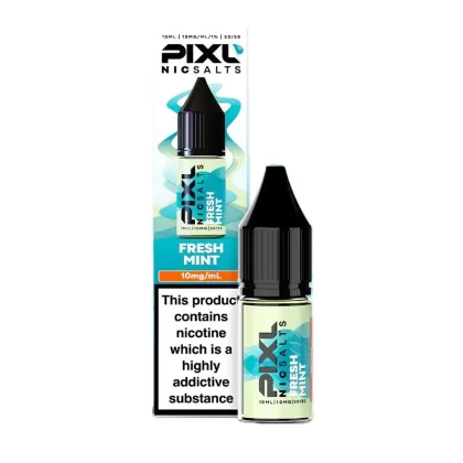 Pixl Fresh Mint Nic Salt E-Liquid - 10 Pack