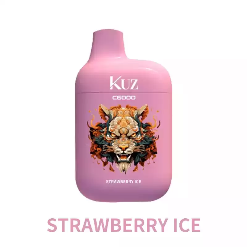 KUZ C6000 PUFFS – STRAWBERRY ICE - Ozvapeone
