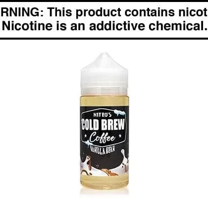 VANILLA BEAN BY NITRO’S COLD BREW 100ML - Vapejuice