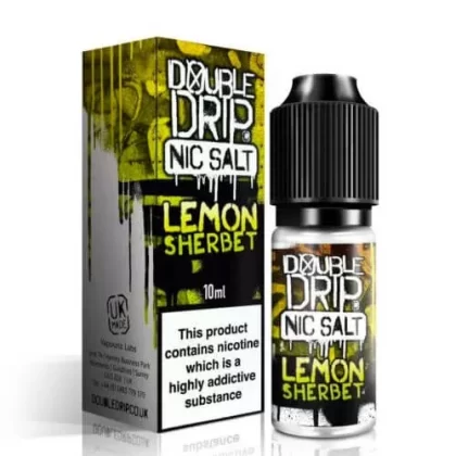 Double Drip Nic Salt Lemon Sherbet
