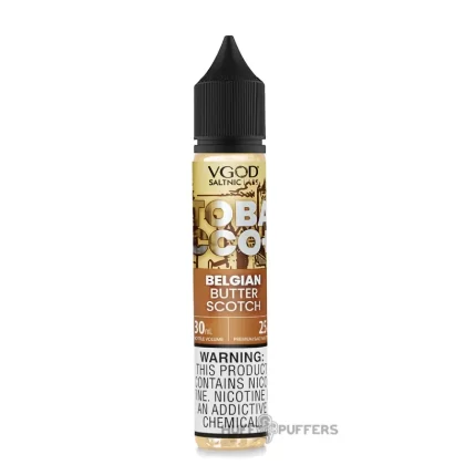 VGOD SaltNic Tobacco Plus – Belgian Butterscotch 30mL - Vape Product, Vape Product