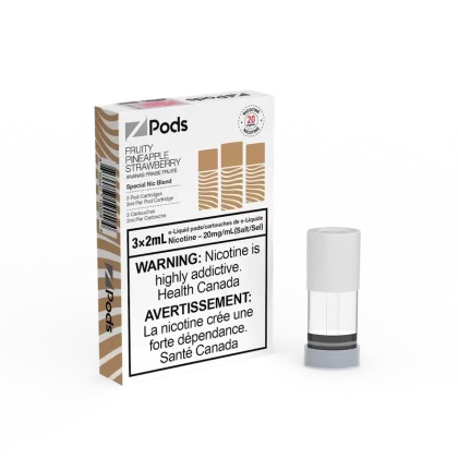 ZPODS FRUITY PINEAPPLE STRAWBERRY