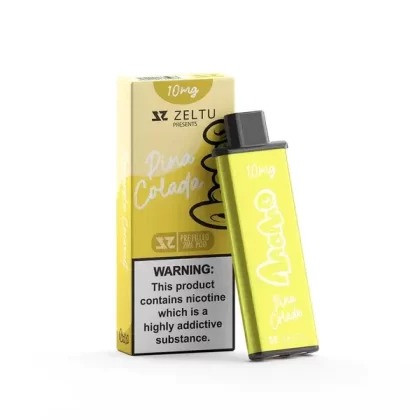 Zeltu X3 Prefilled Pods - Flavour#Momo Pina Colada>Big 5 Cola Ice>Big 5 Vanilla Custard Tobacco>Double Brew Blackcurrant Blackberry & Apple>Double Brew Cranberry Pomegranate & Cherry>Double
