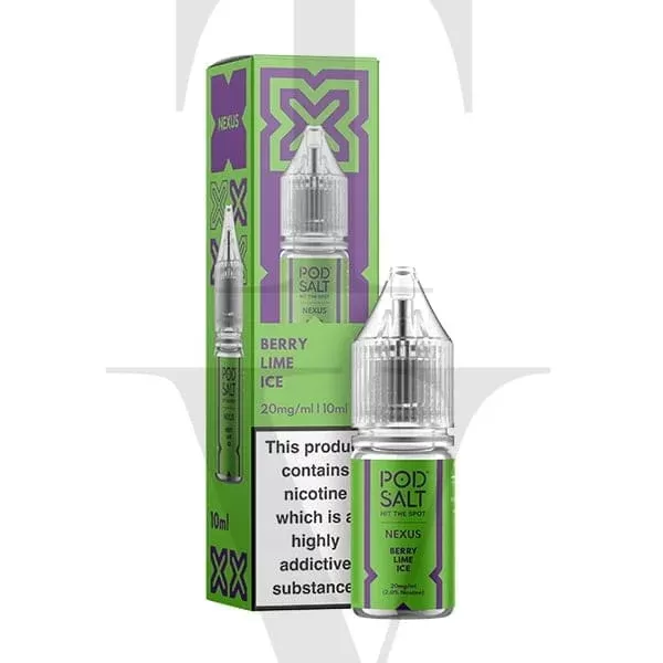 POD SALT NEXUS BERRY LIME ICE NIC SALT E-LIQUID