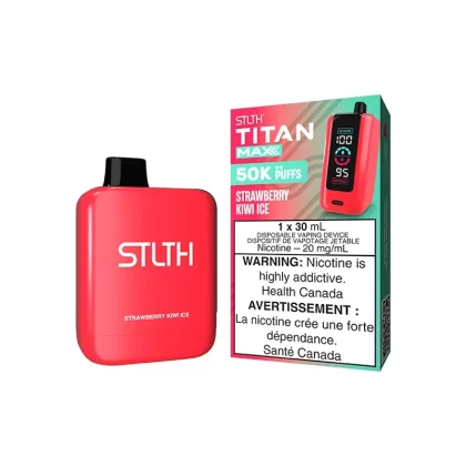 STLTH Titan Max (50K) Strawberry Kiwi Ice Disposable Vape