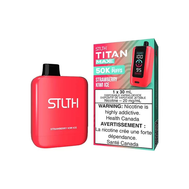 STLTH Titan Max (50K) Strawberry Kiwi Ice Disposable Vape