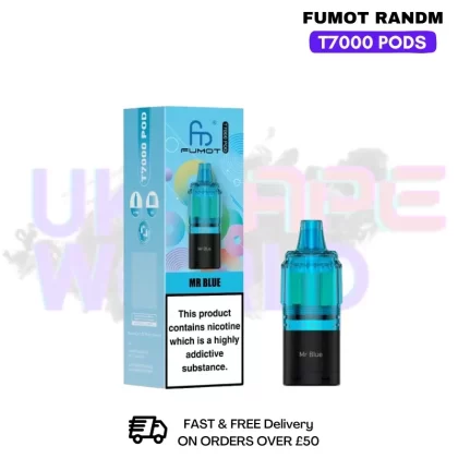 Mr Blue Fumot T7000 RandM 7K Replacement Pods