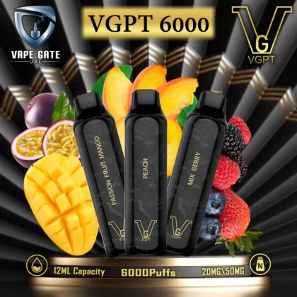 VGPT DISPOSABLE VAPE (6000 Puffs) - 50 mg / Strawberry Mango