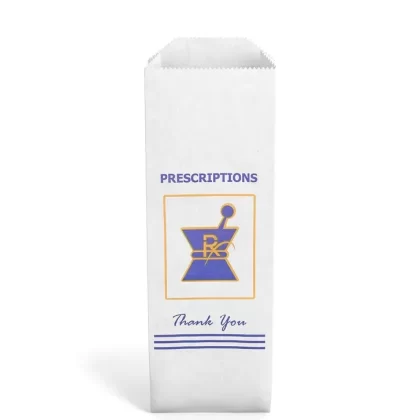 Pharmacy Prescription Bags | Small – Kraft – 1000 Count - Vape Store