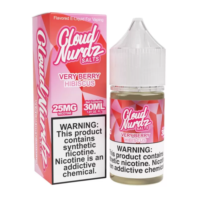 Cloud Nurdz Salts Very Berry Hibiscus eJuice - Vape Product