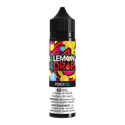 Lemon Drop Boost Salt Nic E-Liquid – Punch Ice 60ml - Nicotine Strength#20mg/ml