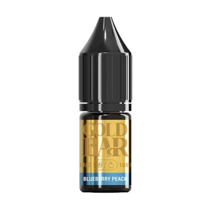 Gold Bar Blueberry Peach Nic Salt vape Juice - 10 Pack - 10mg