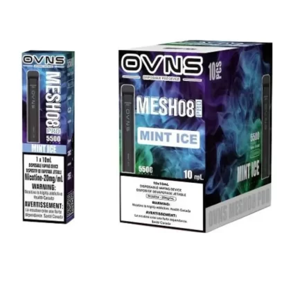 OVNS MESH08 PRO Mint Ice 10mL 20mg 2500 Puffs