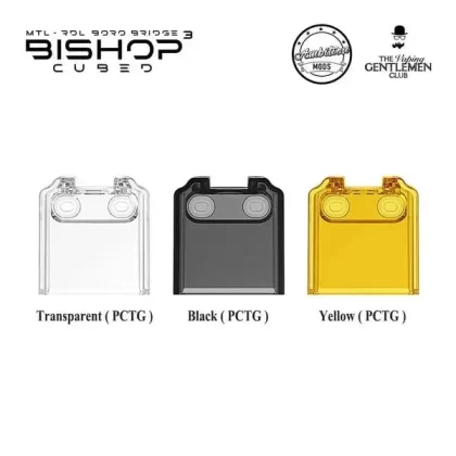 Ambition Mods Bishop 3 Cubed Replacement Tank - Colour#Clear>Black>Yellow