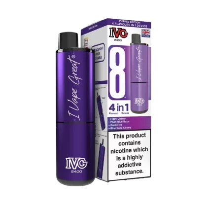 IVG 2400 4-in-1 Purple Edition Vape Kit