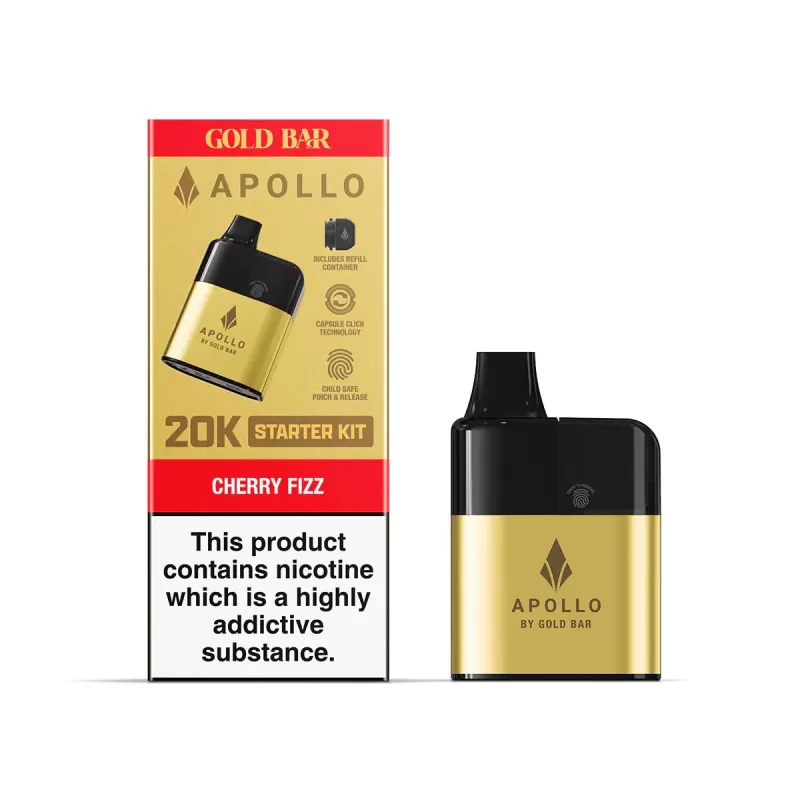 Gold Bar Apollo 20k Pod Kit - Lemon Lime Kit - Image 2