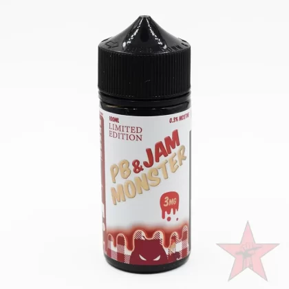 Jam Monster – PB&Jam Strawberry – 100mL - Vape Product